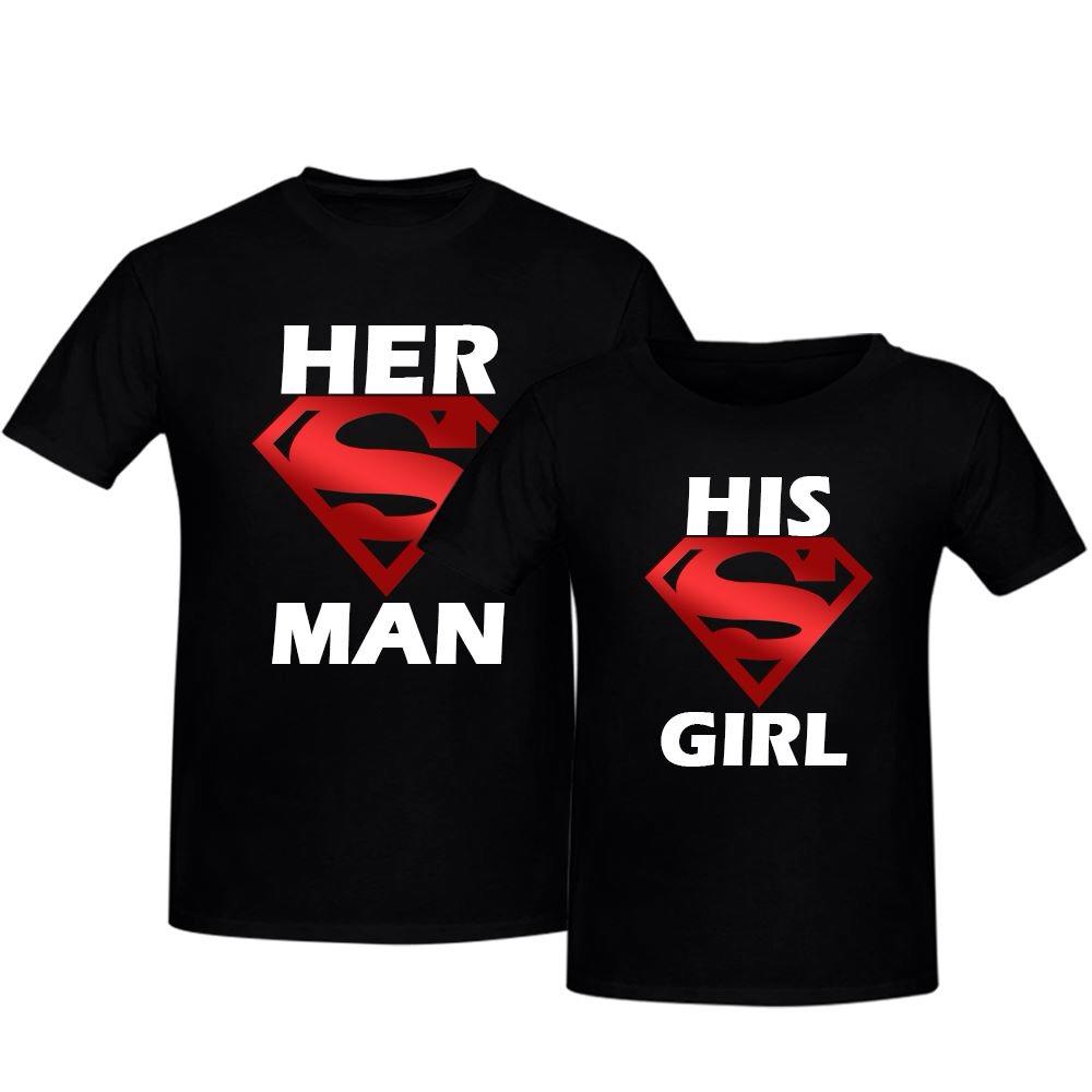 Her man his girl couples t shirt